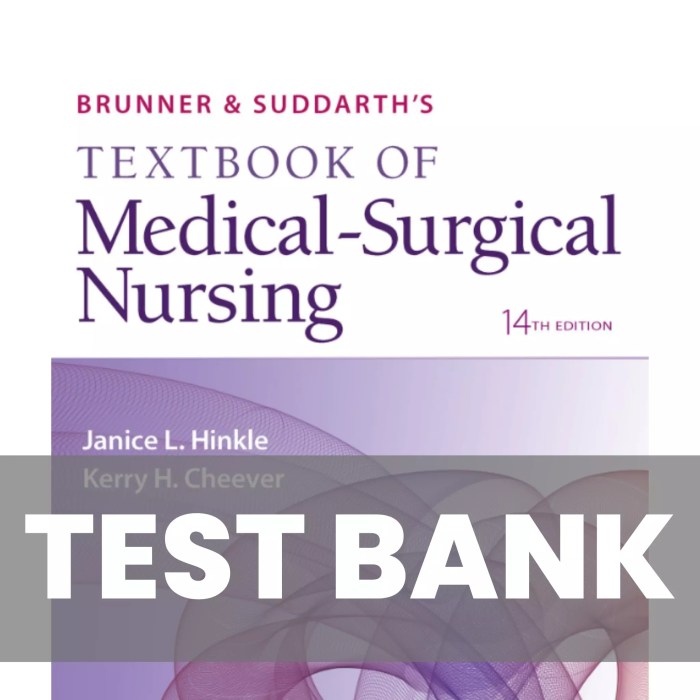 Test bank for brunner and suddarth