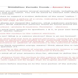 Simulation periodic trends - answer key