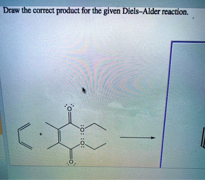 Draw the correct products for the given reaction.