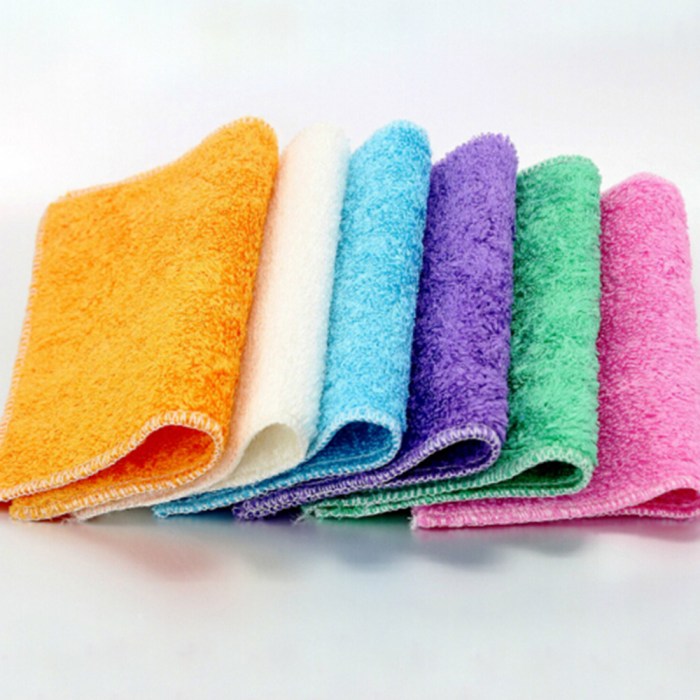 Wet wiping cloths should be laundered how often