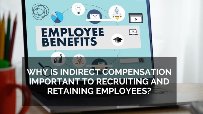 Why is indirect compensation important to recruiting and retaining employees