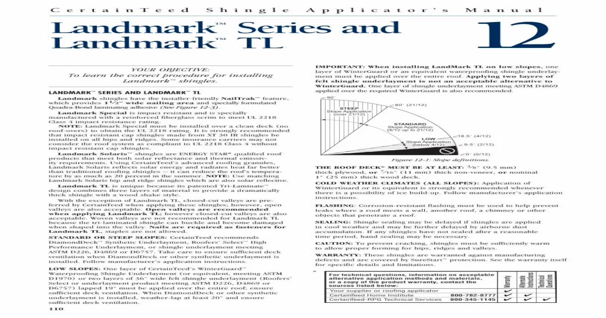 Certainteed shingle applicator's manual pdf